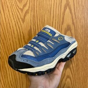 Skechers Kids Blue and Yellow Shoes